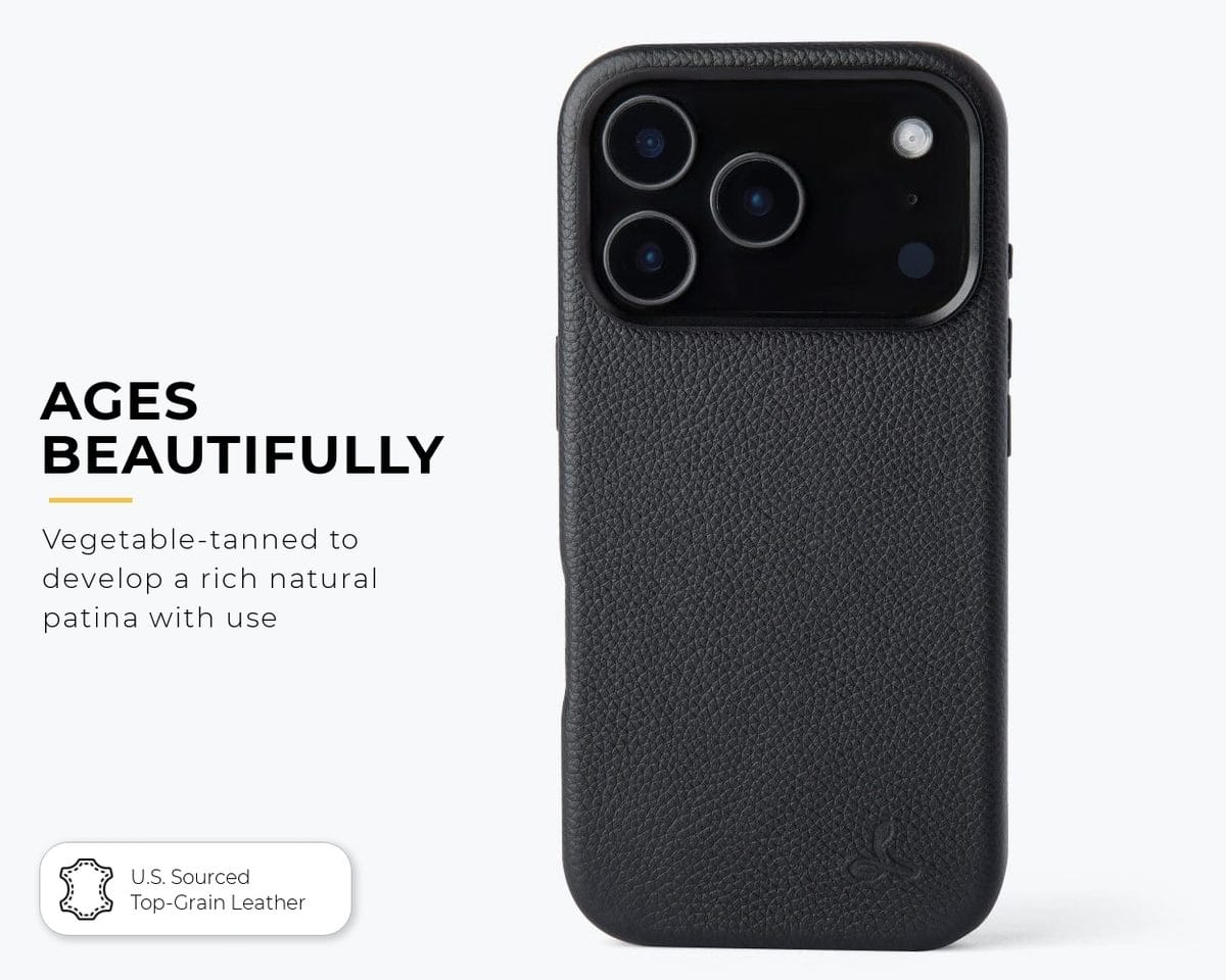 Snakehive Metro Bumper Case Apple iPhone 17 Pro  - Metro Slim Leather Phone Case Metro Slim Leather Phone Case for Apple iPhone 17 Pro
