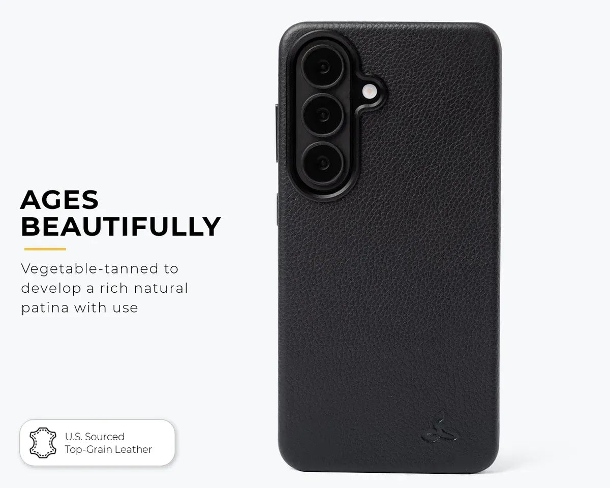 Snakehive Metro Bumper Case Samsung Galaxy S26 FE - Metro Slim Leather Phone Case Metro Slim Leather Phone Case for Samsung Galaxy S26 FE