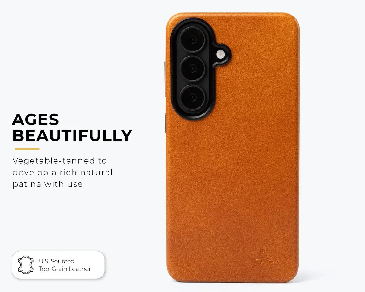 Snakehive Metro Bumper Case Samsung Galaxy S26 FE - Metro Slim Leather Phone Case Metro Slim Leather Phone Case for Samsung Galaxy S26 FE