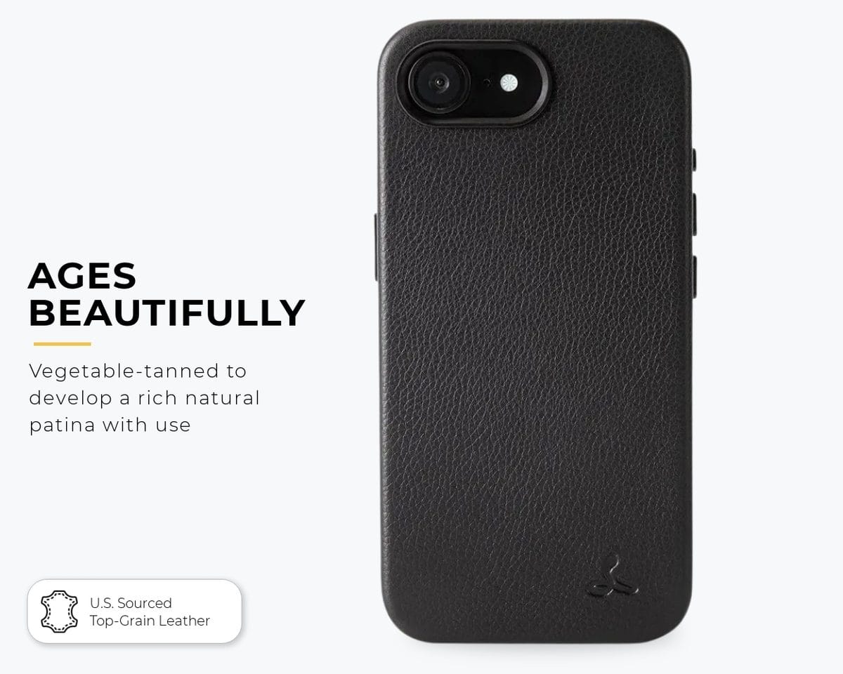 Snakehive Metro Bumper Case Apple iPhone 17e / 16e - Metro Slim Leather Phone Case Metro Slim Leather Phone Case for Apple iPhone 17e / 16e