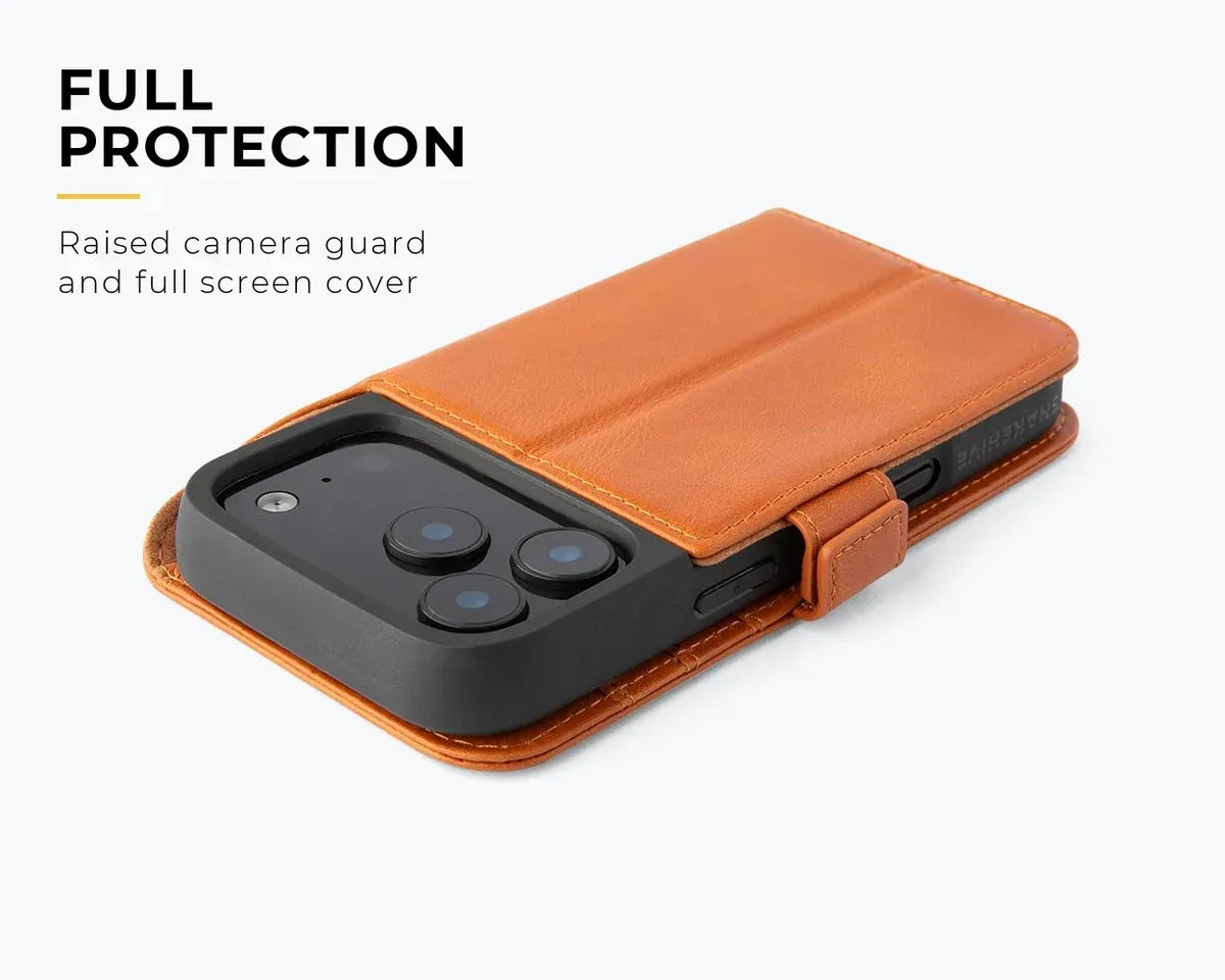 Snakehive Metro Wallet Apple iPhone 18 Pro Max - Metro Leather Wallet Phone Case Metro Leather Wallet Phone Case for iPhone 18 Pro Max