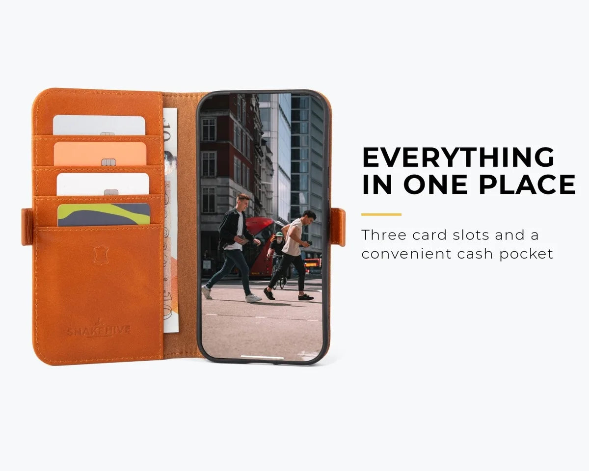Snakehive Metro Wallet Google Pixel 11 - Metro Leather Wallet Phone Case Metro Leather Wallet Case for Google Pixel 11