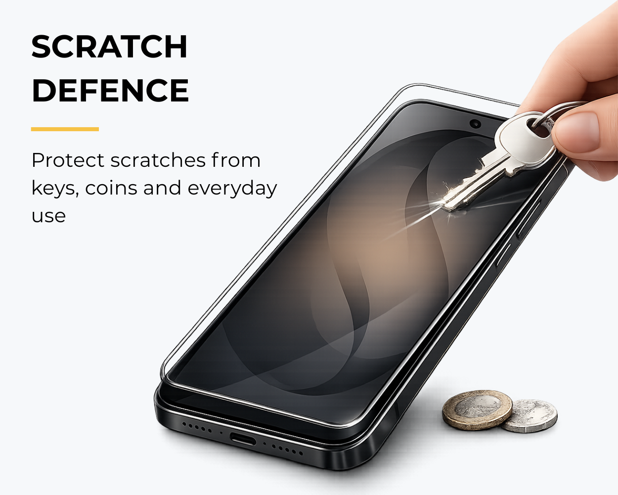 Snakehive Tempered Glass Samsung Galaxy S24 Ultra - Tempered Glass Screen Protector (x2) Tempered Glass Screen Protector for Galaxy S24 Ultra