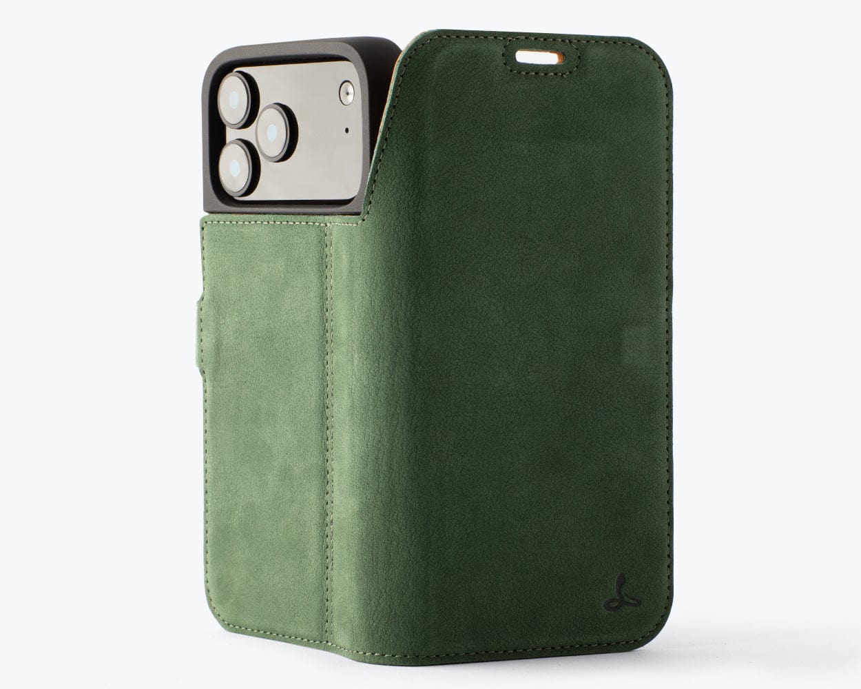 Apple iPhone 17 Pro Max - Vintage Leather Wallet Phone Case