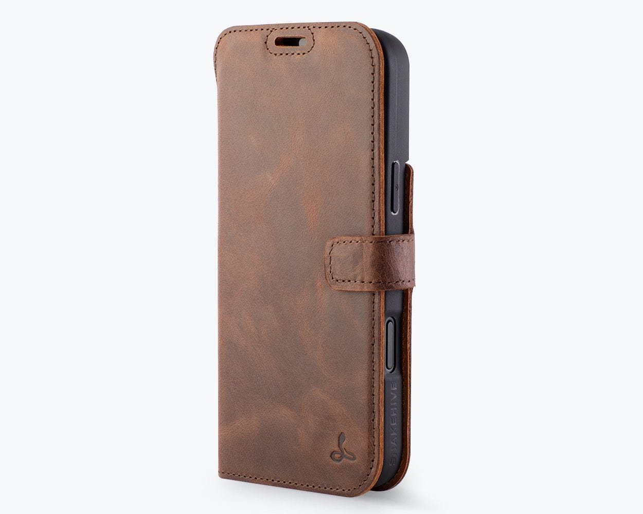Apple iPhone 17 Pro Max - Vintage Leather Wallet Phone Case