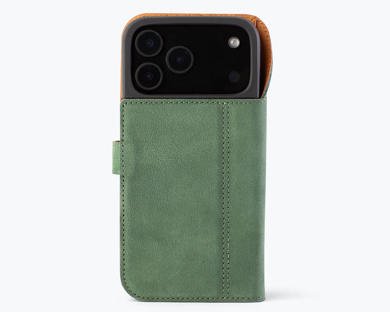 Apple iPhone 17 Pro Max - Vintage Leather Wallet Phone Case