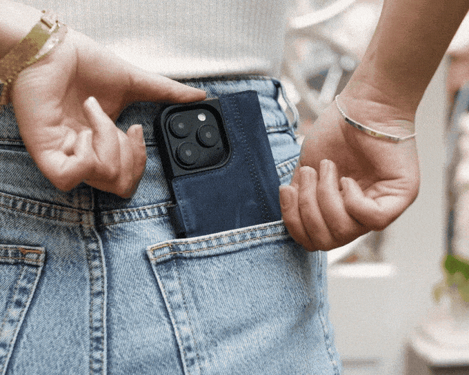 Apple iPhone 13 Pro - Vintage Leather Wallet Phone Case