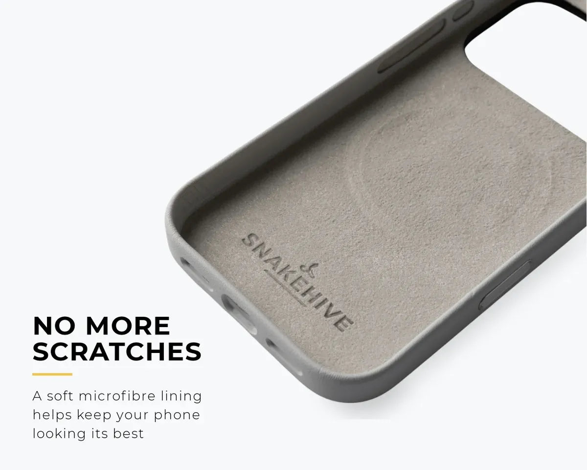 Snakehive Metro Bumper Case Apple iPhone 18 Pro  - Vegan Slim Phone Case Metro Slim Leather Phone Case for Apple iPhone 18 Pro