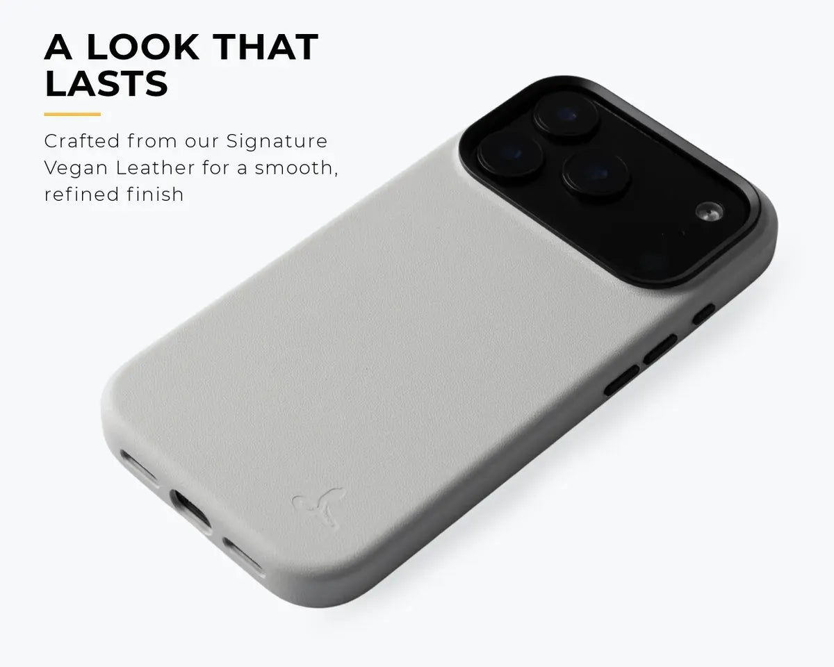 Snakehive Metro Bumper Case Apple iPhone 18 Pro Max  - Vegan Slim Phone Case Metro Slim Leather Phone Case for Apple iPhone 18 Pro Max
