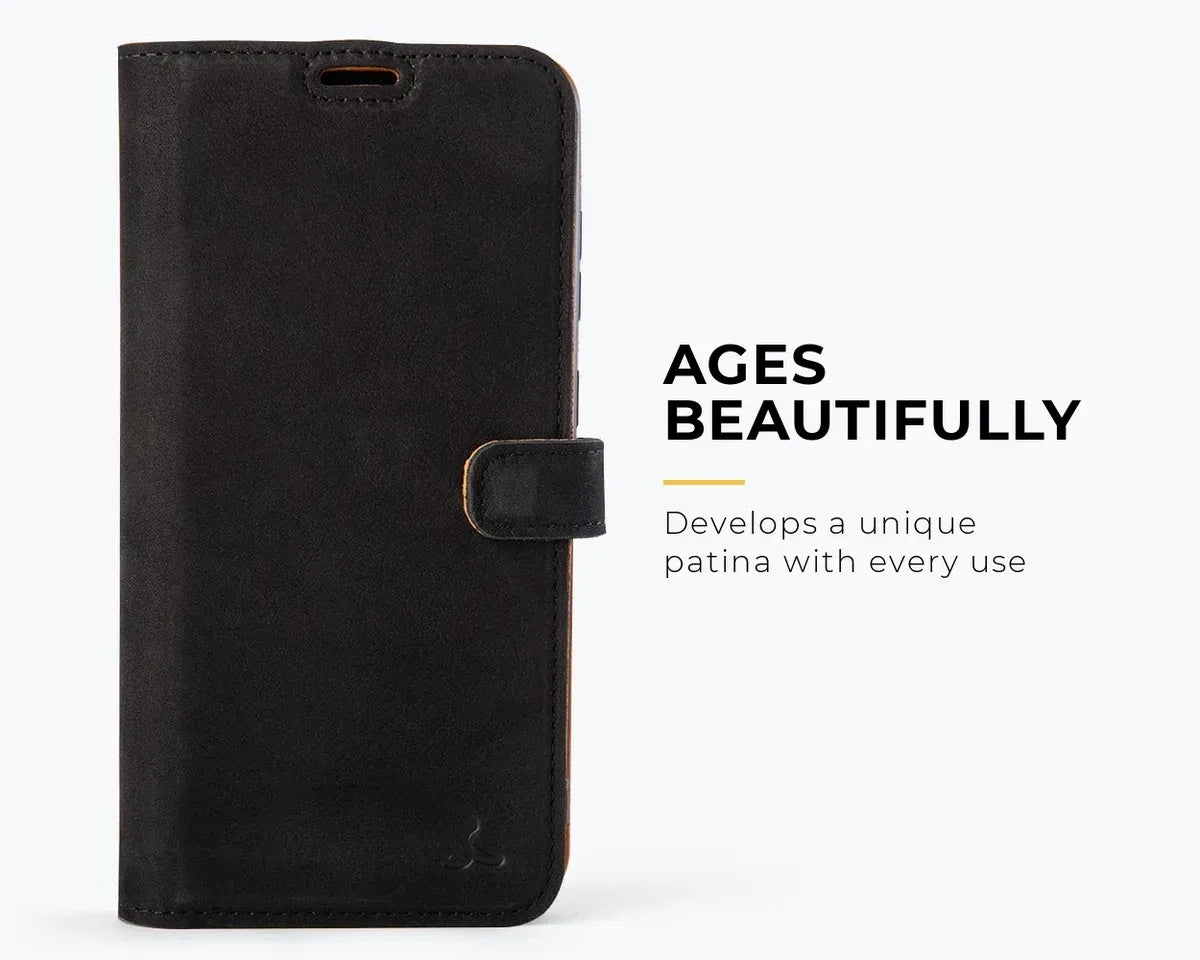 Snakehive Vintage Wallet Samsung Galaxy A57 - Vintage Leather Wallet Phone Case Samsung Galaxy A57 Vintage Leather Wallet Case | Snakehive