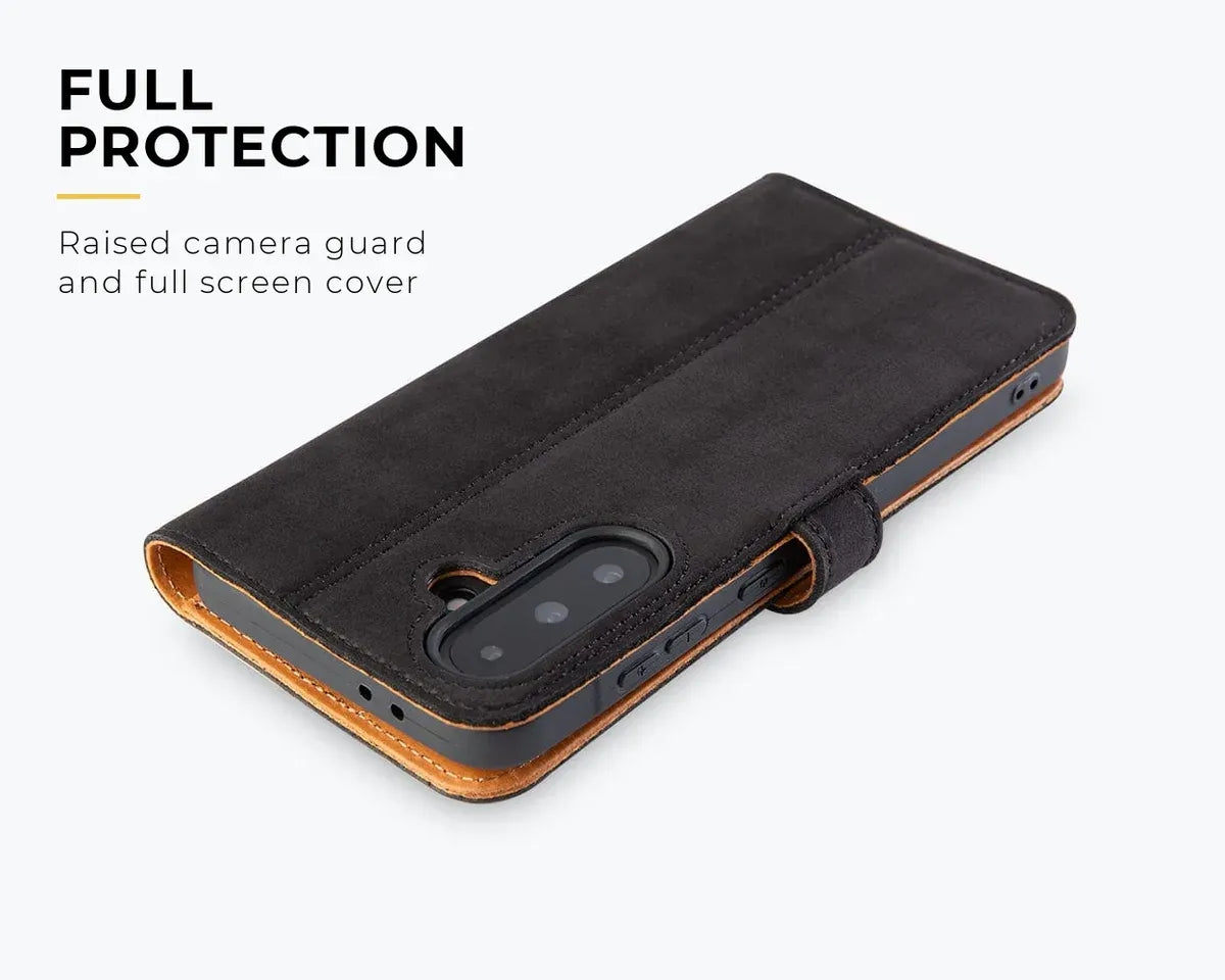 Snakehive Vintage Wallet Samsung Galaxy A37 - Vintage Leather Wallet Phone Case Samsung Galaxy A37 Vintage Leather Wallet Case | Snakehive