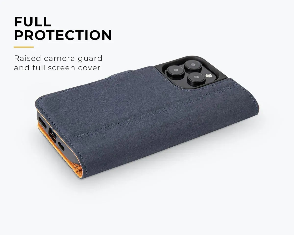 Snakehive Vintage Wallet Apple iPhone 16 Pro - Vintage Leather Wallet Phone Case Vintage Leather Wallet Case for Apple iPhone 16 Pro