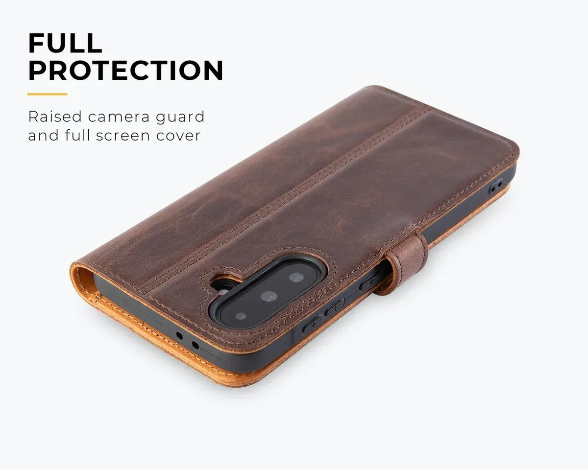 Snakehive Vintage Wallet Samsung Galaxy A37 - Vintage Leather Wallet Phone Case Samsung Galaxy A37 Vintage Leather Wallet Case | Snakehive