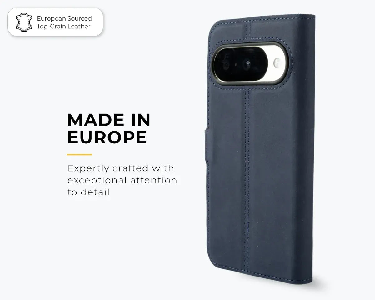 Snakehive Vintage Wallet Google Pixel 11 Pro XL - Vintage Leather Wallet Phone Case Vintage Leather Wallet Case for Google Pixel 11 Pro XL