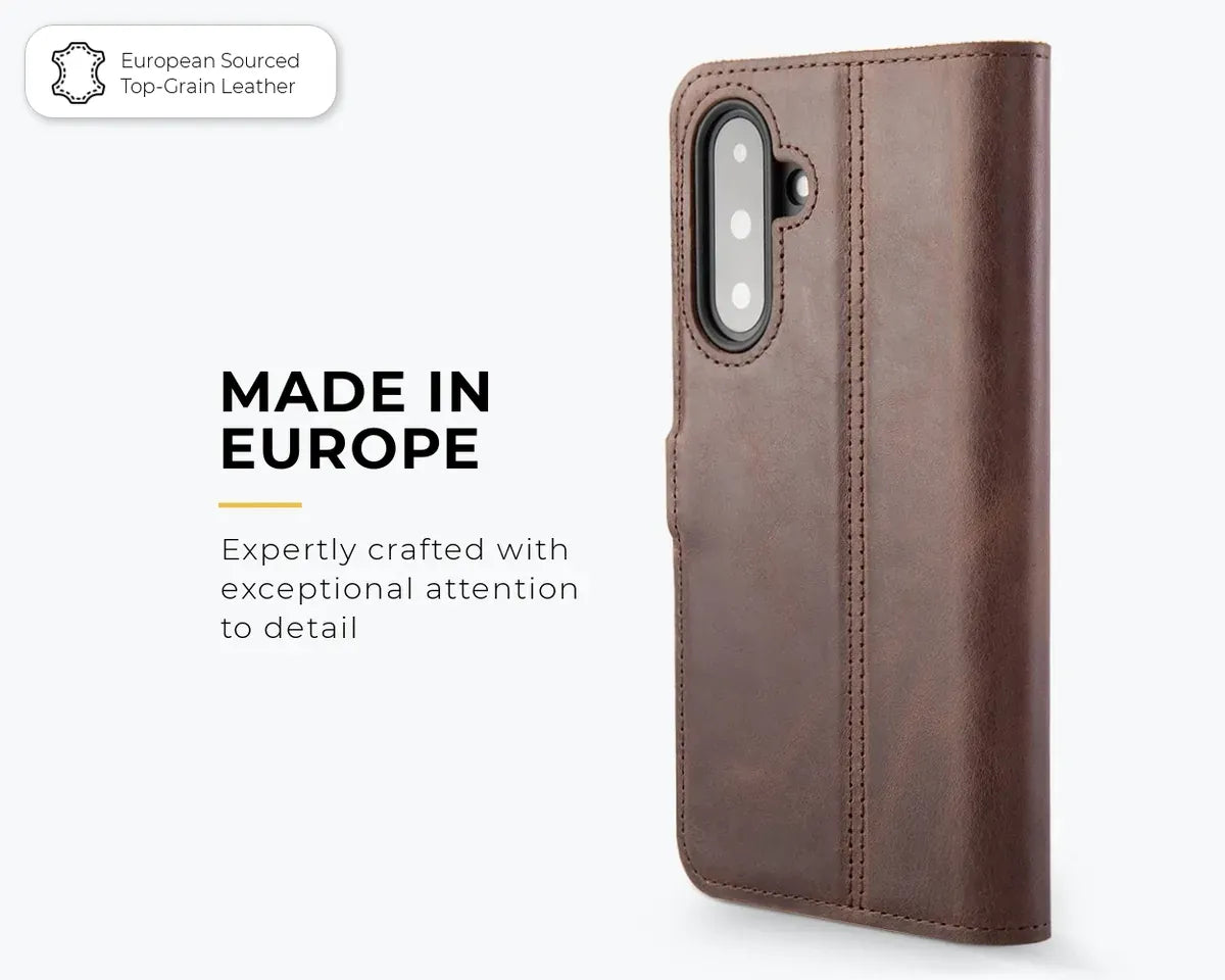 Snakehive Vintage Wallet Samsung Galaxy A37 - Vintage Leather Wallet Phone Case Samsung Galaxy A37 Vintage Leather Wallet Case | Snakehive