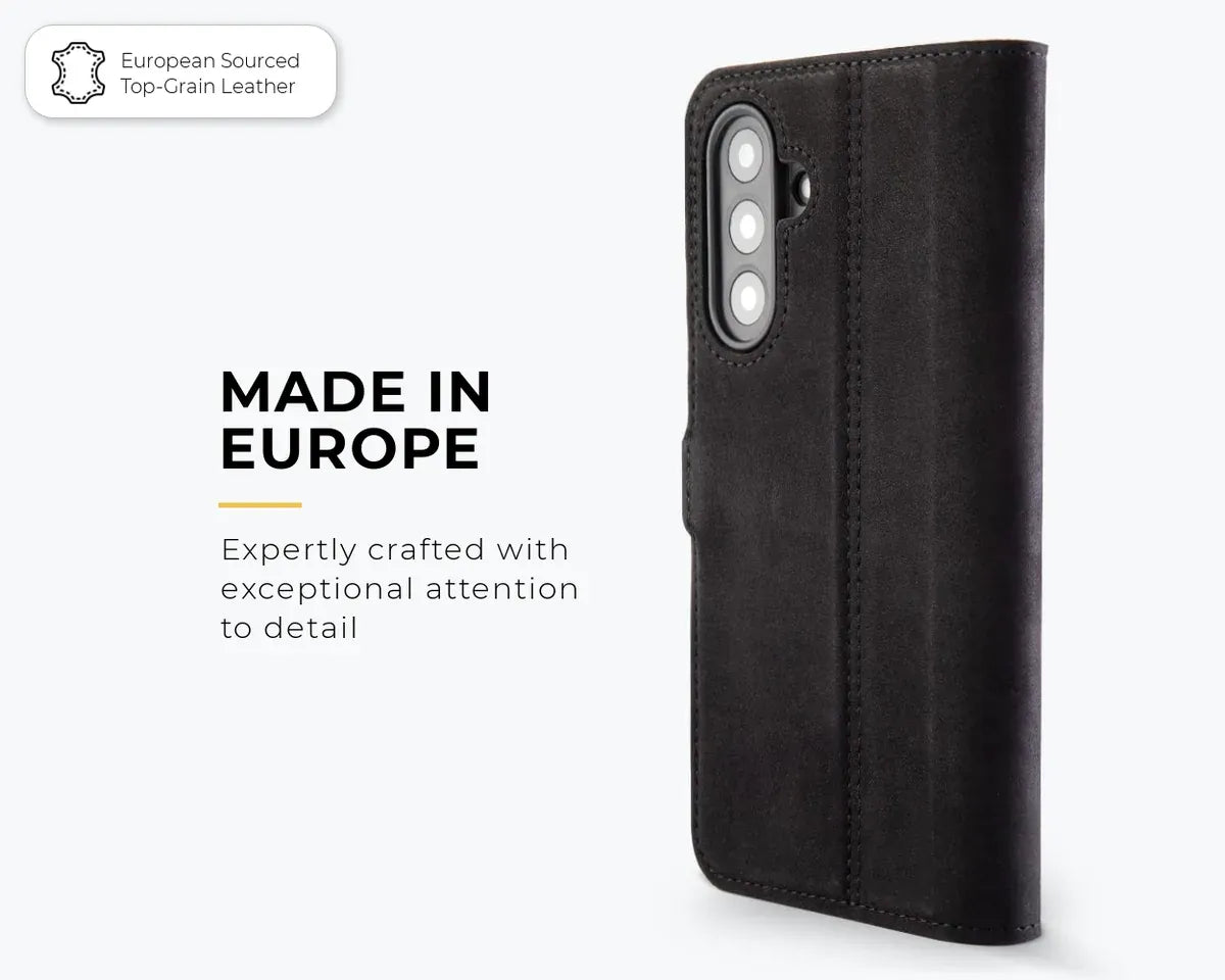 Snakehive Vintage Wallet Samsung Galaxy A57 - Vintage Leather Wallet Phone Case Samsung Galaxy A57 Vintage Leather Wallet Case | Snakehive