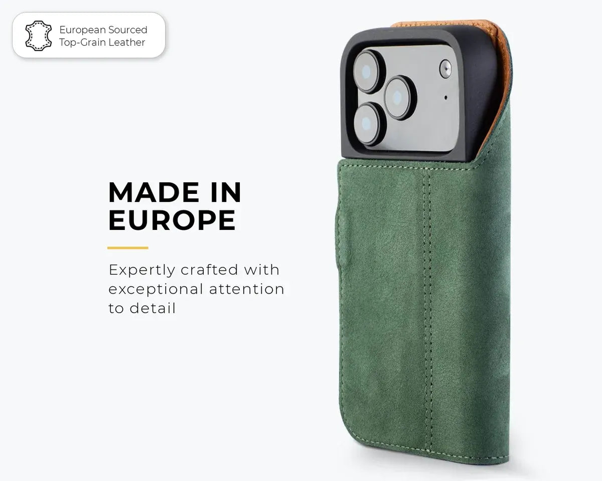 Snakehive Vintage Wallet Apple iPhone 17 Pro - Vintage Leather Wallet Phone Case Vintage Leather Wallet Case for Apple iPhone 17 Pro