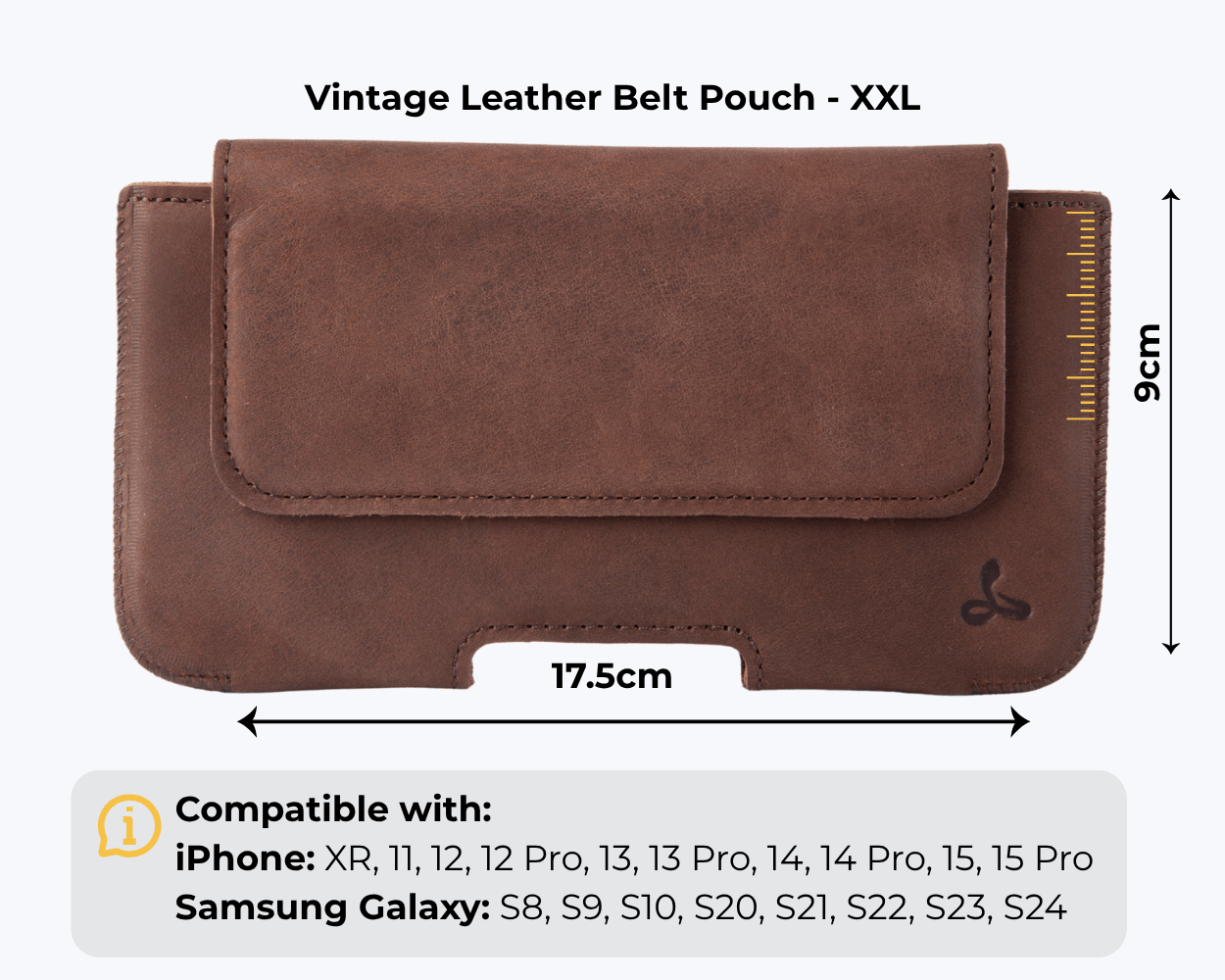 XXL - Vintage Belt Pouch