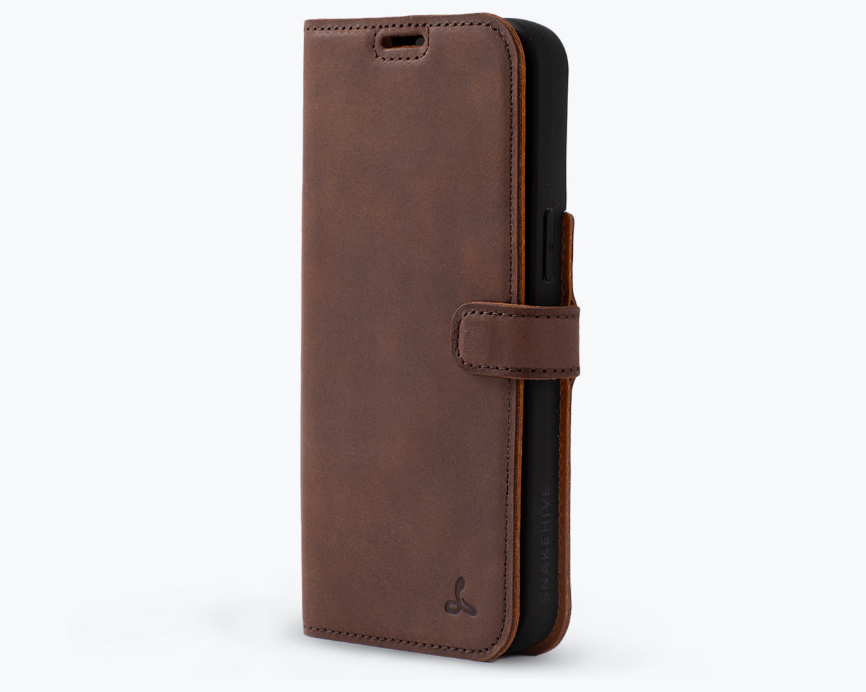 Unique Leather Wallet for iPhone 15 Pro - Vaja