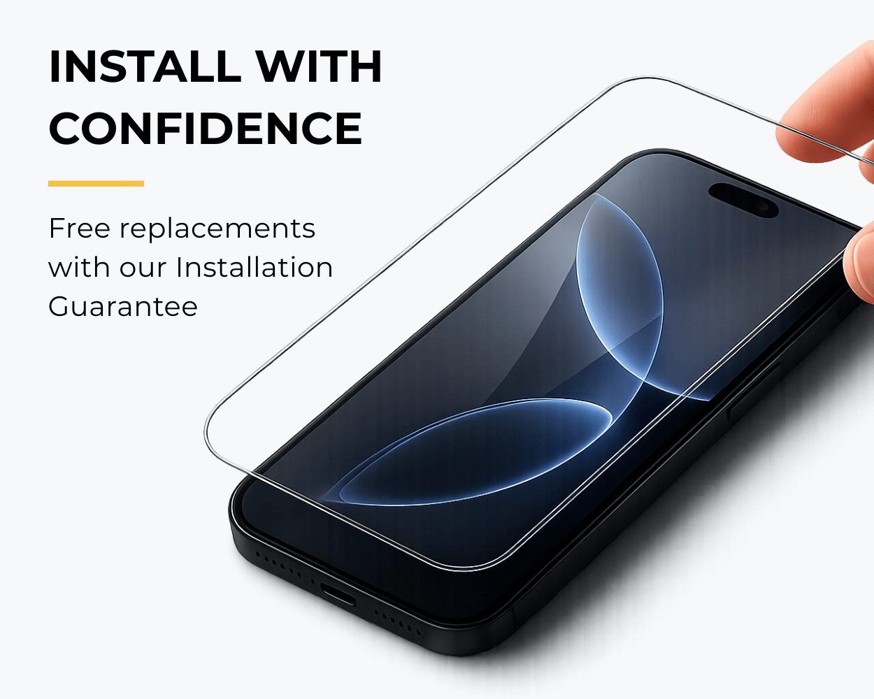 Snakehive Tempered Glass Apple iPhone Air - Tempered Glass Screen Protector (x2) Tempered Glass Screen Protector (x2) for iPhone Air