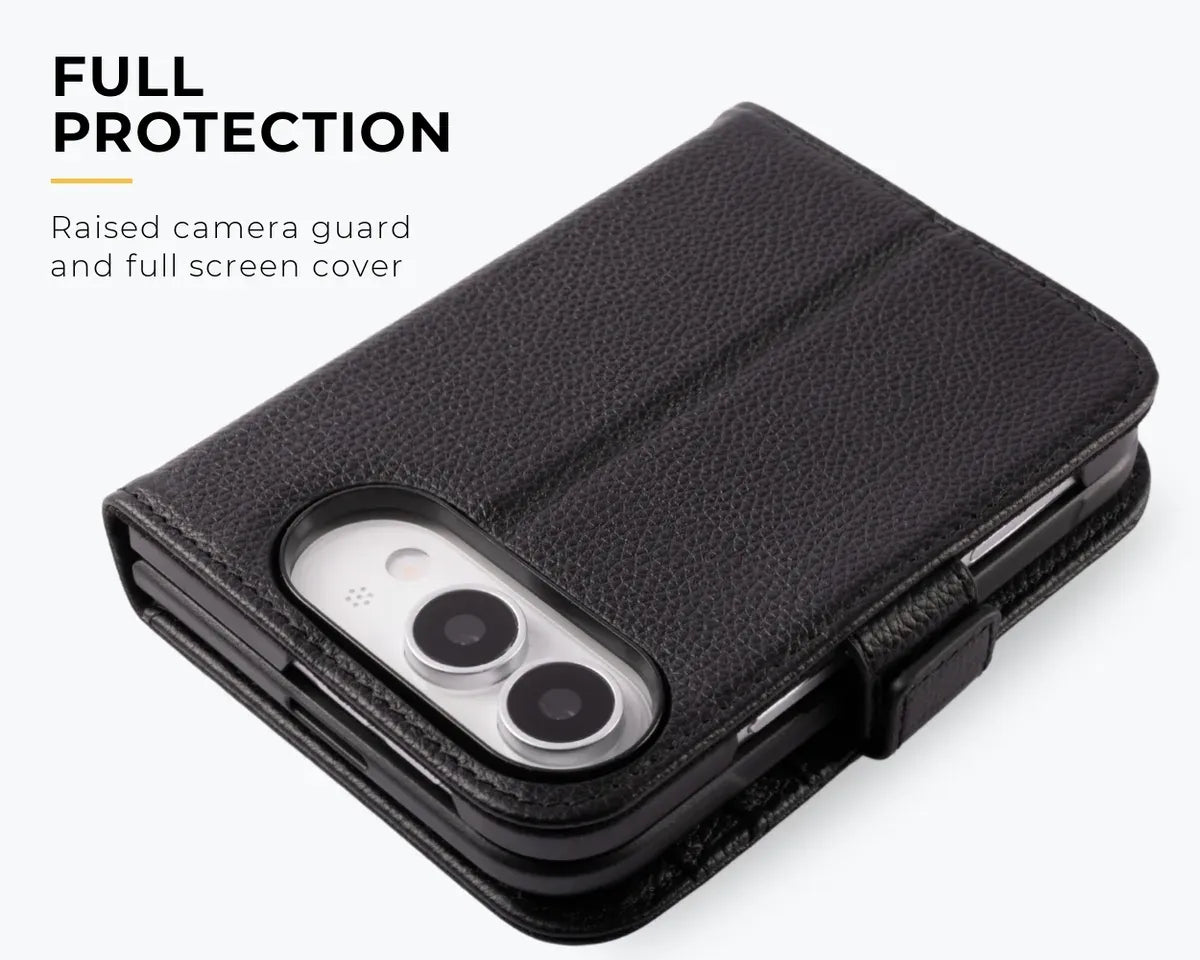 Snakehive Metro Wallet Apple iPhone Duo - Metro Leather Wallet Phone Case Metro Leather Wallet Phone Case for iPhone Duo