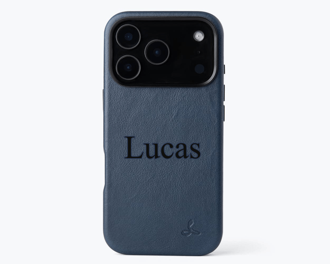 Personalised Slim Leather iPhone Case
