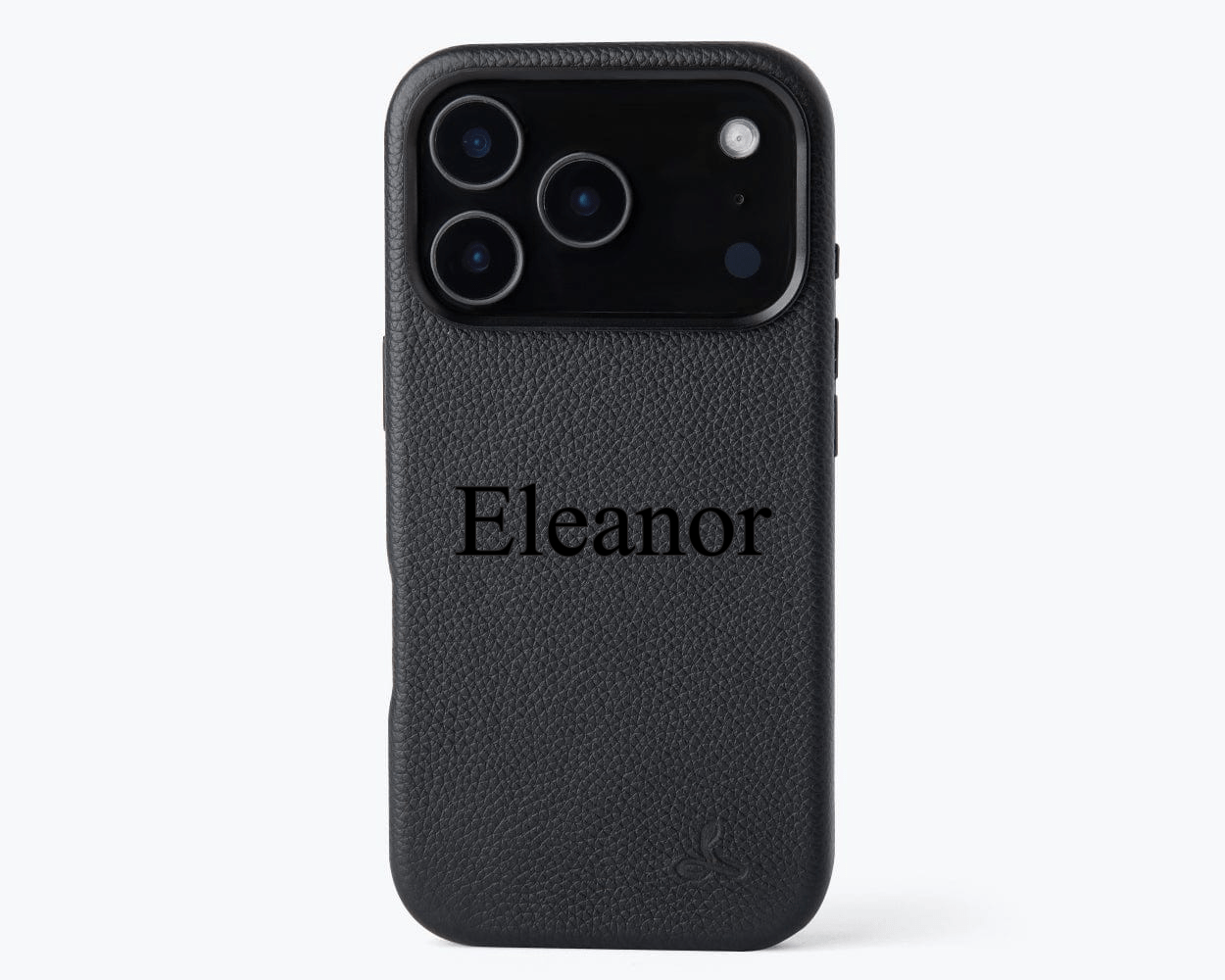 Personalised Slim Leather iPhone Case