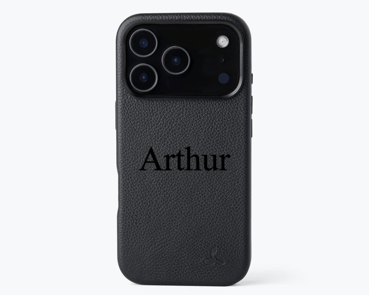 Personalised Slim Leather iPhone Case