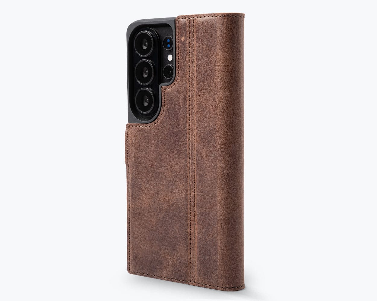 Samsung Galaxy S26 Ultra - Vintage Leather Wallet Phone Case