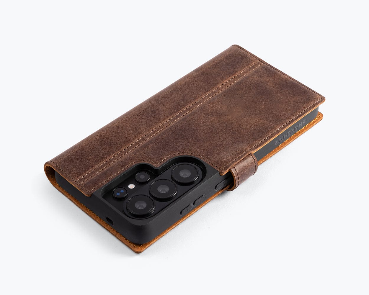 Samsung Galaxy S26 Ultra - Vintage Leather Wallet Phone Case