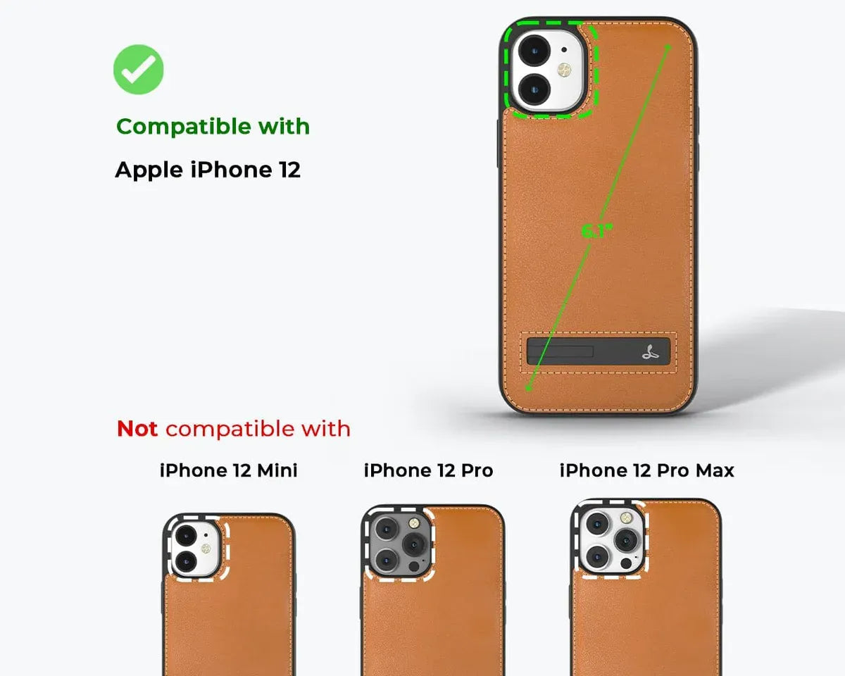 Snakehive UK Metro Case Apple iPhone 12 - Metro Leather Phone Case Metro Leather Phone Case for Apple iPhone 12