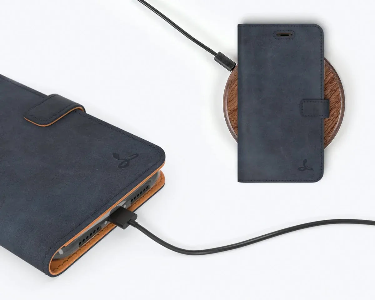 Snakehive UK Vintage Wallet Apple iPhone 11 - Vintage Leather Wallet Phone Case Vintage Leather Wallet Case for Apple iPhone 11