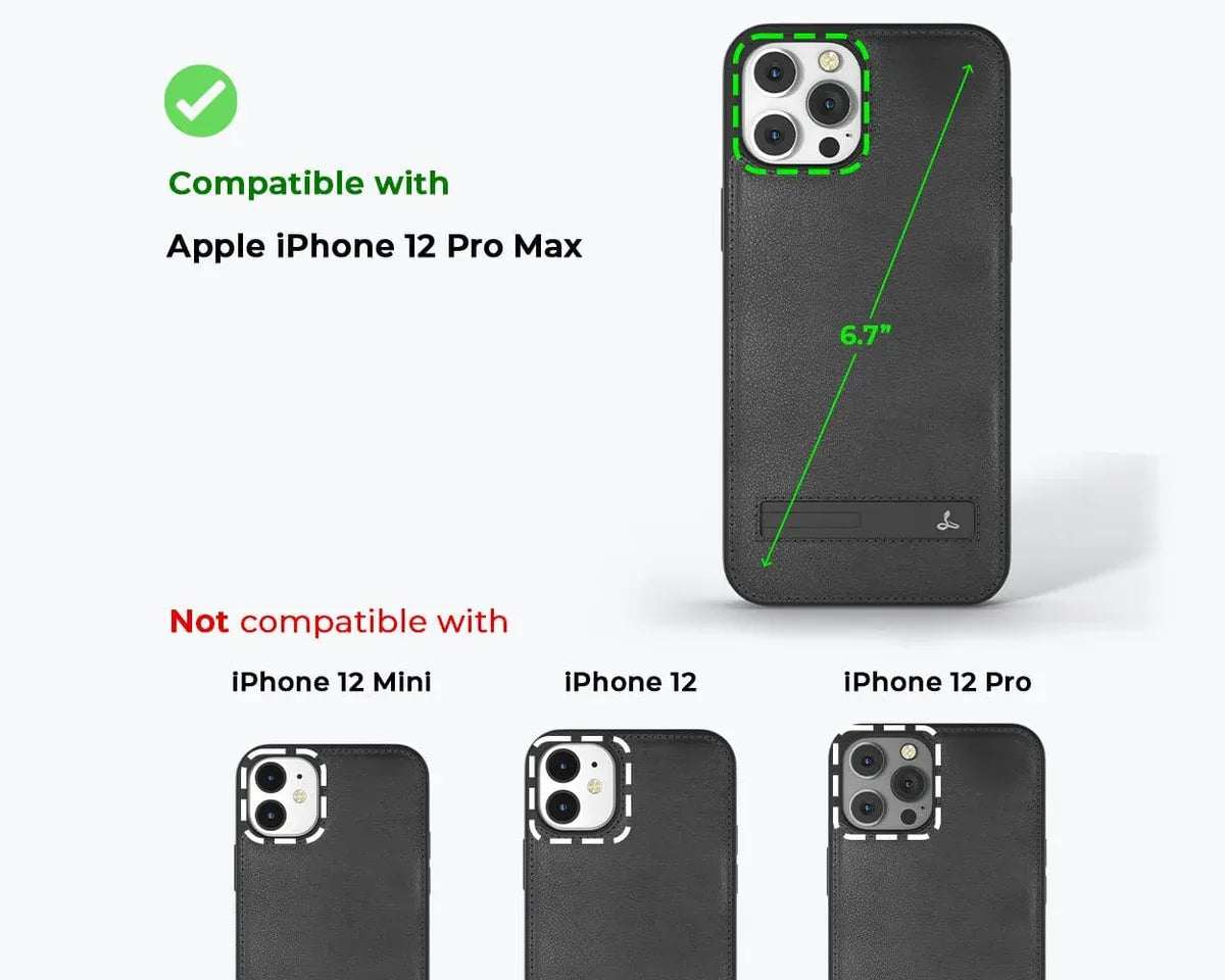Snakehive UK Metro Case Apple iPhone 12 Pro Max - Metro Leather Phone Case Metro Leather Phone Case for Apple iPhone 12 Pro Max