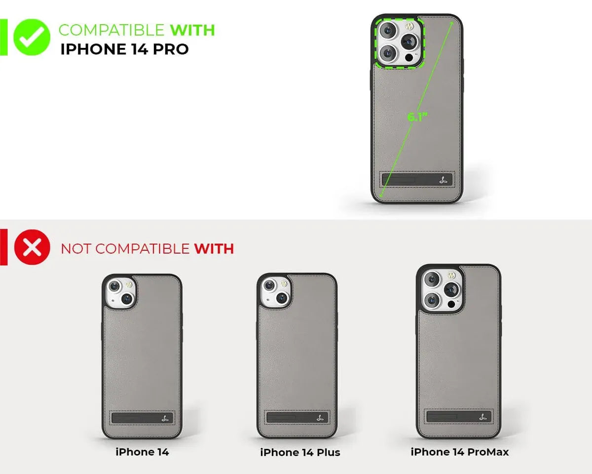 Snakehive UK Metro Case Apple iPhone 14 Pro - Metro Leather Phone Case Metro Leather Phone Case for Apple iPhone 14 Pro