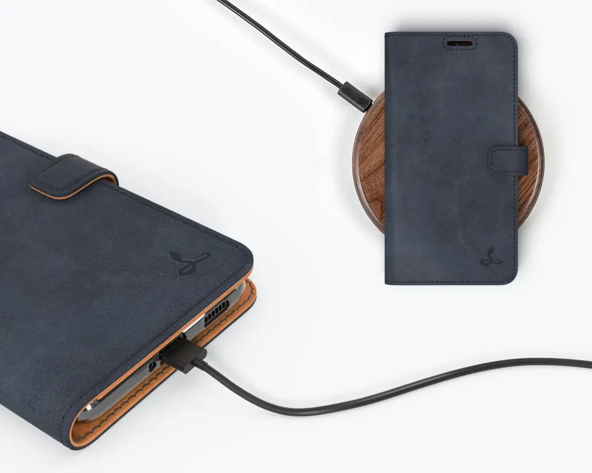 Snakehive UK Vintage Wallet Samsung Galaxy S21 Plus - Vintage Leather Wallet Phone Case Vintage Leather Wallet Case for Samsung Galaxy S21 Plus