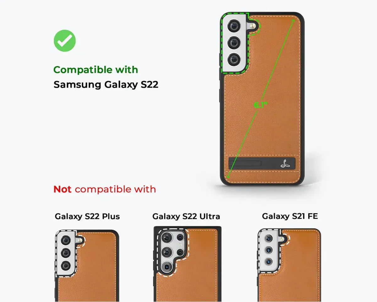 Snakehive UK Metro Case Samsung Galaxy S22 - Metro Leather Phone Case Metro Leather Phone Case for Samsung Galaxy S22