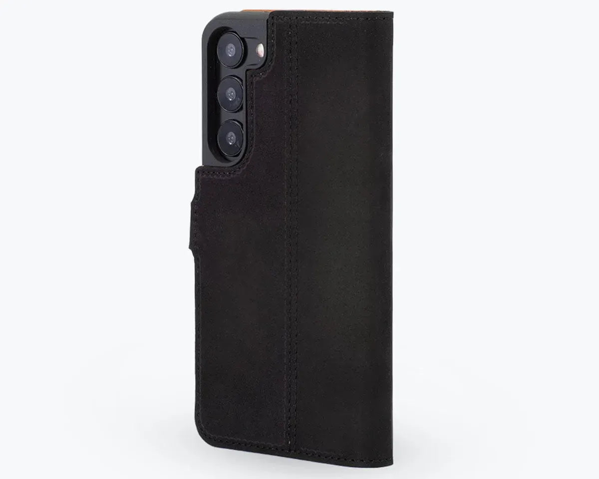 Snakehive UK Vintage Wallet Samsung Galaxy S23 Plus - Vintage Leather Wallet Phone Case Vintage Leather Wallet Case for Samsung Galaxy S23 Plus