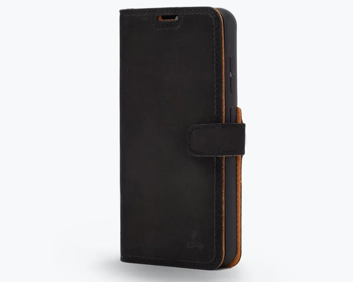 Snakehive UK Vintage Wallet Samsung Galaxy S23 - Vintage Leather Wallet Phone Case Vintage Leather Wallet Case for Samsung Galaxy S23