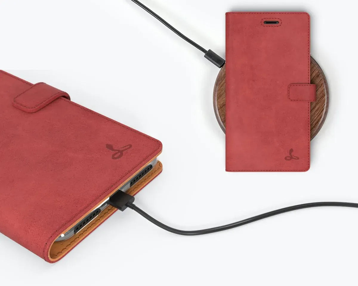 Snakehive UK Vintage Wallet Apple iPhone 7 Plus - Vintage Leather Wallet Phone Case Vintage Leather Wallet Case for Apple iPhone 7 Plus