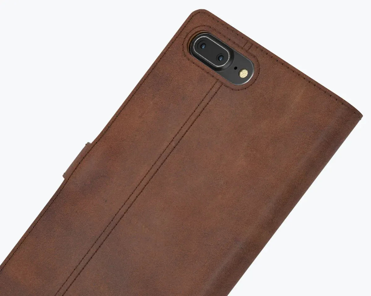 Snakehive UK Vintage Wallet Apple iPhone 7 Plus - Vintage Leather Wallet Phone Case Vintage Leather Wallet Case for Apple iPhone 7 Plus