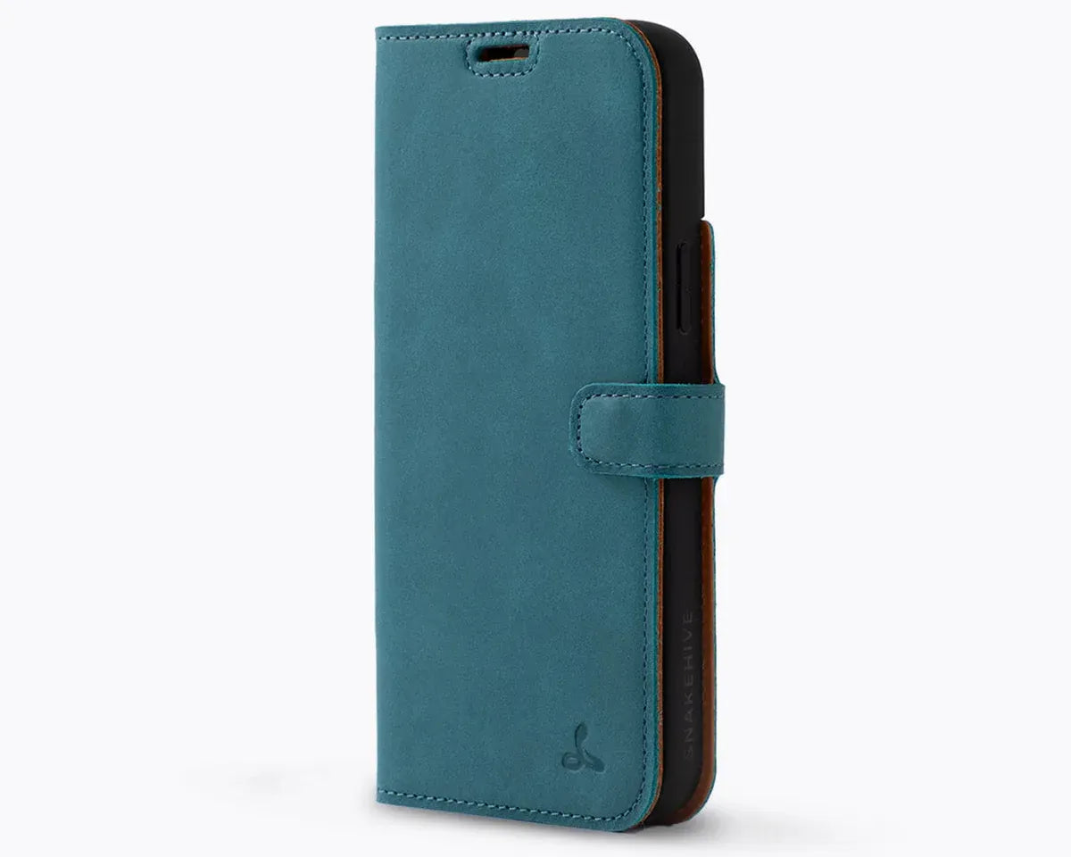 Snakehive Vintage Wallet Apple iPhone 15 Plus - Vintage Leather Wallet Phone Case  iPhone 15 Plus | Leather Wallet Case | Snakehive