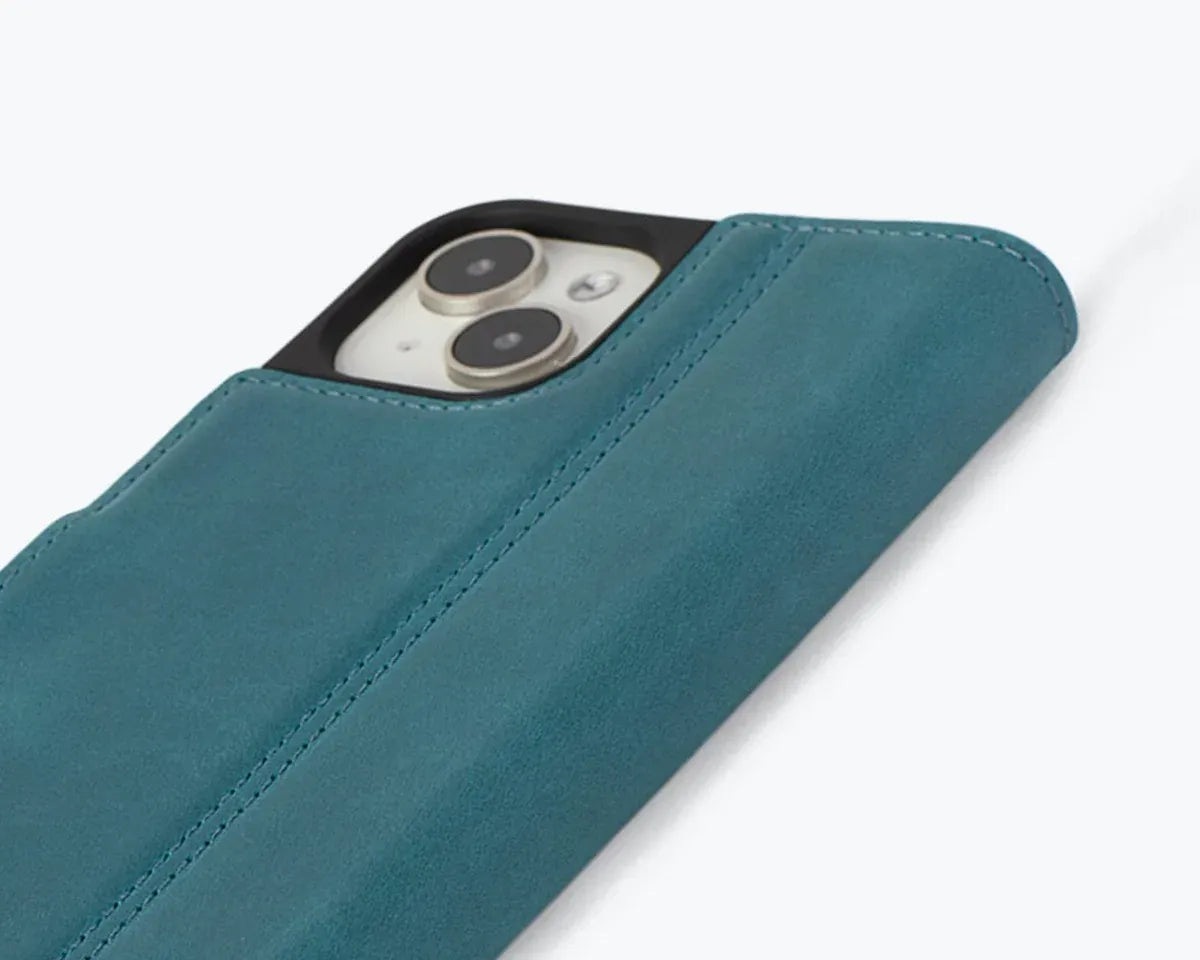 Snakehive Vintage Wallet Apple iPhone 15 Plus - Vintage Leather Wallet Phone Case  iPhone 15 Plus | Leather Wallet Case | Snakehive