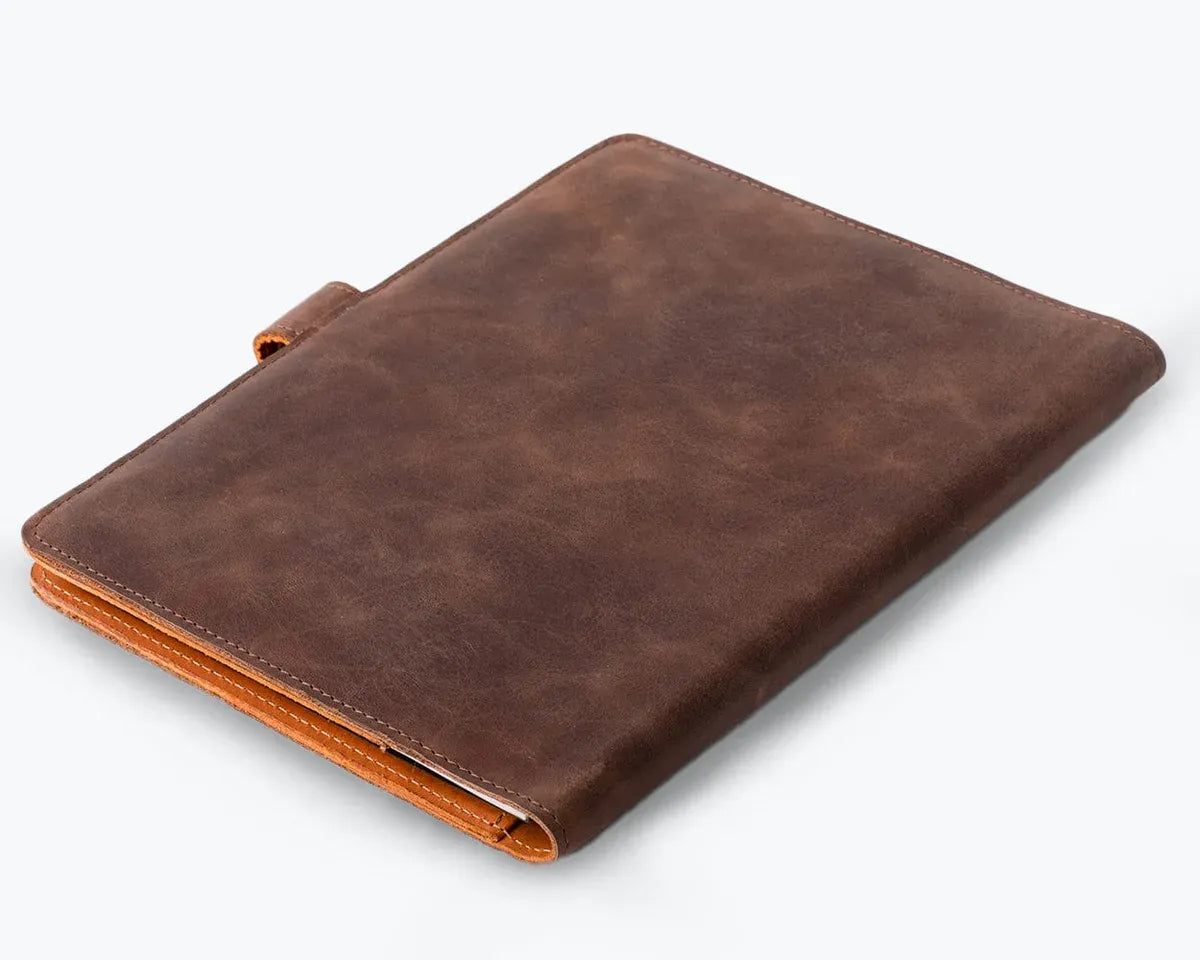 Snakehive Accessories Vintage A5 Leather Notebook Cover Vintage A5 Leather Notebook Cover | Leather Accessories