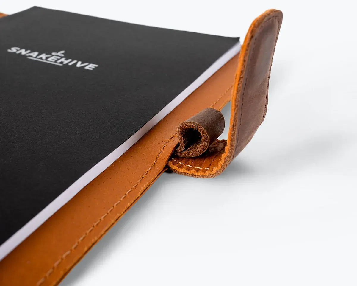 Snakehive Accessories Vintage A5 Leather Notebook Cover Vintage A5 Leather Notebook Cover | Leather Accessories