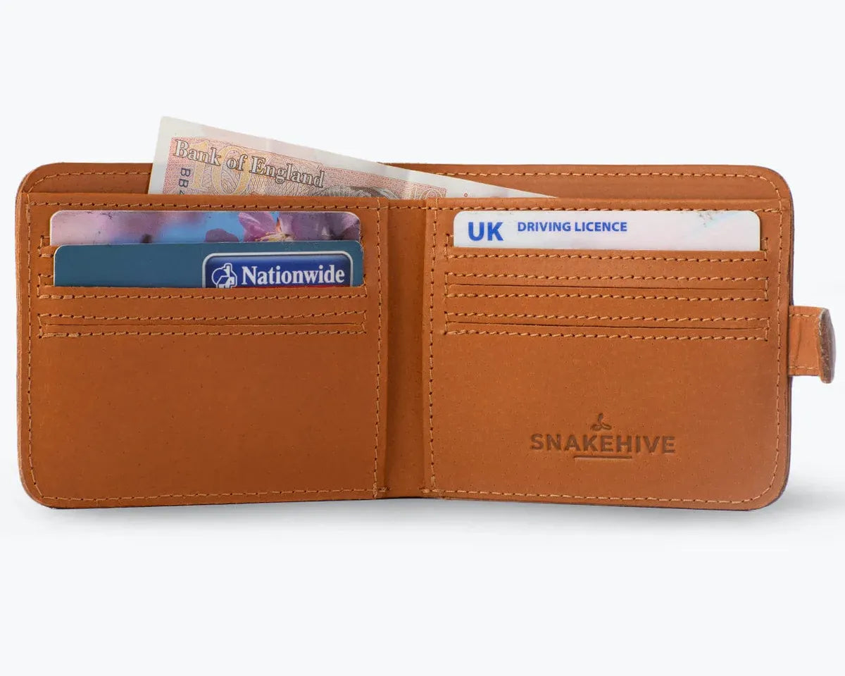 Snakehive UK Accessories Vintage Leather Money Wallet (With Clasp) Vintage Leather Money Wallet (Clasp) | Leather Accessories