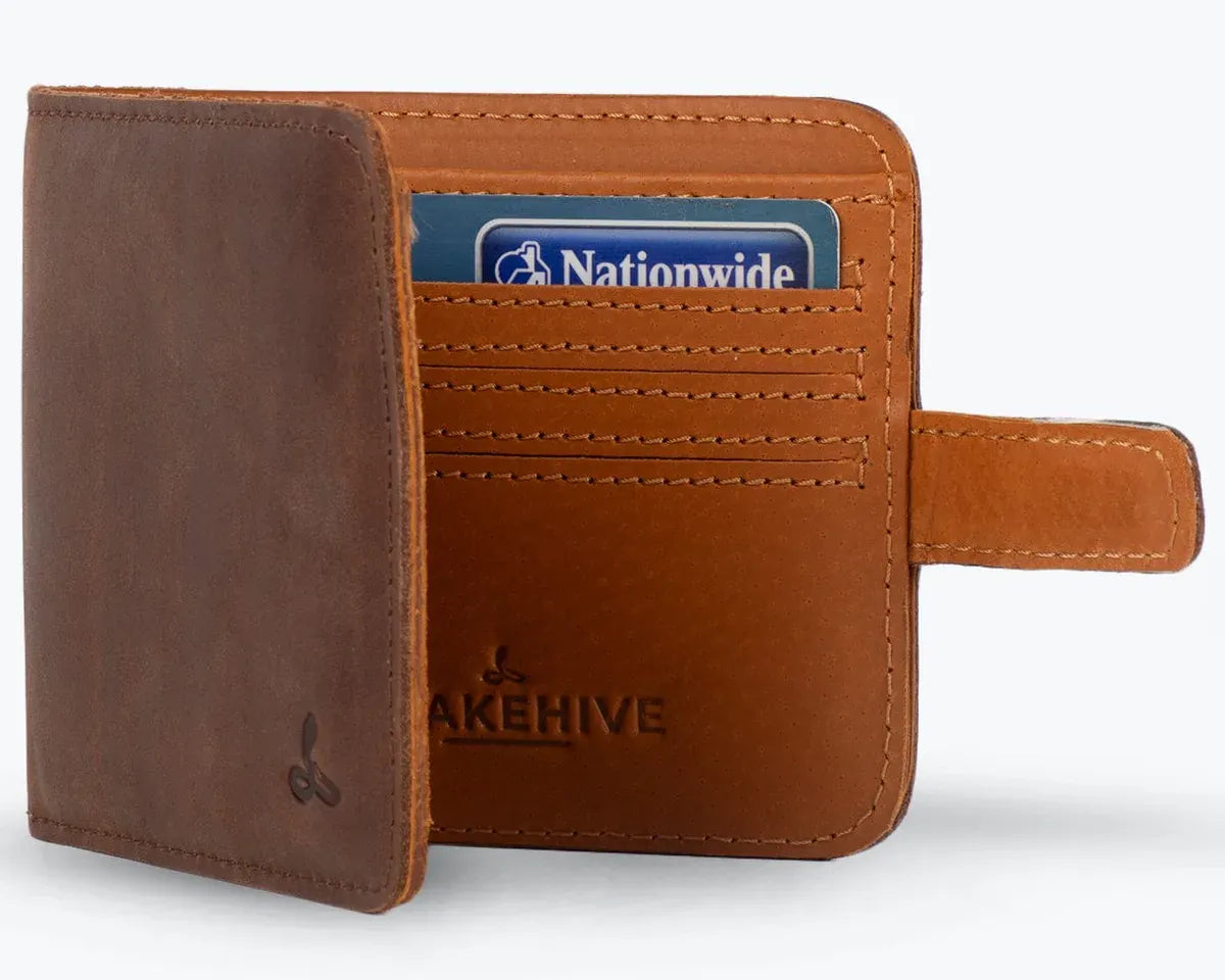 Snakehive UK Accessories Vintage Leather Money Wallet (With Clasp) Vintage Leather Money Wallet (Clasp) | Leather Accessories