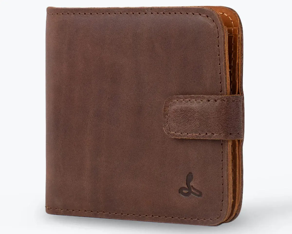 Snakehive UK Accessories Vintage Leather Money Wallet (With Clasp) Vintage Leather Money Wallet (Clasp) | Leather Accessories