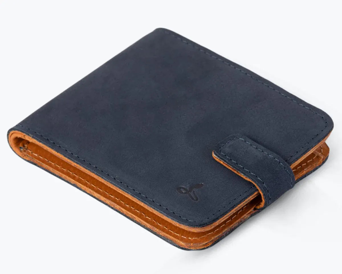 Snakehive UK Accessories Vintage Leather Money Wallet (With Clasp) Vintage Leather Money Wallet (Clasp) | Leather Accessories