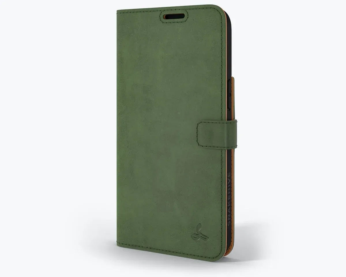 Snakehive UK Vintage Wallet Apple iPhone 14 Pro Max - Vintage Leather Wallet Phone Case Vintage Leather Wallet Case for Apple iPhone 14 Pro Max