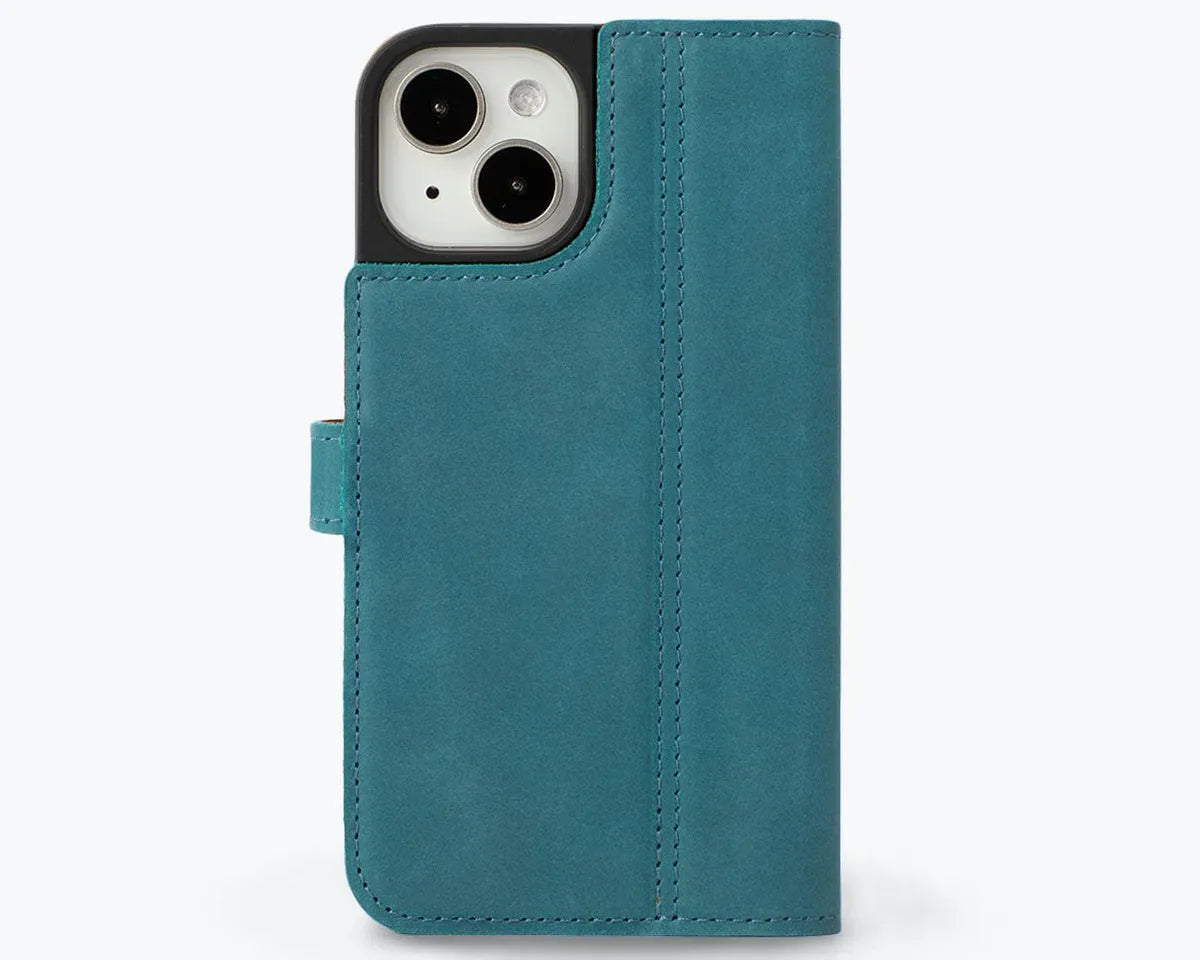 Snakehive Vintage Wallet Apple iPhone 15 - Vintage Leather Wallet Phone Case  iPhone 15 | Leather Wallet Case | Snakehive